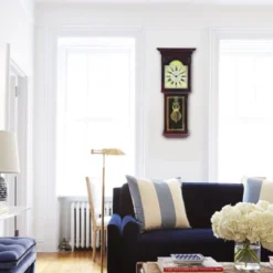 Bedford Clock Collection Redwood 23 Inch Redwood Oak Finish Wall Clock -Home Decor Shop GUEST 001e0f3f 2694 4daf 874a 22c278dd910a