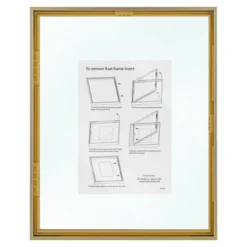8" X 10" Float Thin Metal Gallery Frame Brass - Project 62™ -Home Decor Shop GUEST 00dedfe9 d7c0 48ee b019 54278066436b