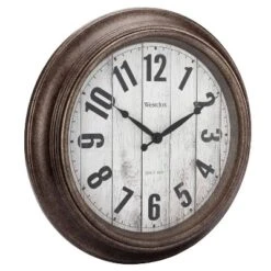 15.5" Vintage Wall Clock With Distressed Dial Bronze - Westclox 7 15.5" Vintage Wall Clock With Distressed Dial Bronze - Westclox -Home Decor Shop GUEST 034f434a 33b7 486c be40 1497bdb5229d