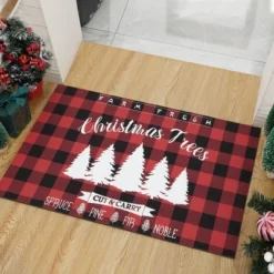 Trinity Plaid White Christmas Tree Non-Slip Decorative Doormat 11 Trinity Plaid White Christmas Tree Non-Slip Decorative Doormat -Home Decor Shop GUEST 040896a1 c8fa 4eb3 b539 688a48dbe421