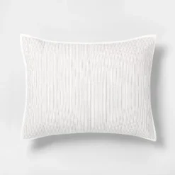 Microstripe Pillow Sham Cream/Gray - Hearth & Hand™ With Magnolia -Home Decor Shop GUEST 0411dbda 7209 43ed bfdf 242b502448e9