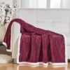 Kate Aurora Ultra Soft & Plush Herringbone Fleece Backing Sofa Accent Throw Blanket - 50 In. W X 60 In. L 2 Kate Aurora Ultra Soft & Plush Herringbone Fleece Backing Sofa Accent Throw Blanket - 50 In. W X 60 In. L -Home Decor Shop GUEST 04a41673 eea3 41f3 8ede 66024913a277