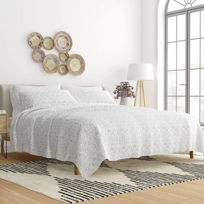 Floral & Paisley Patterns Sheet Set - Extra Soft, Easy Care - Becky Cameron 4 Floral & Paisley Patterns Sheet Set - Extra Soft, Easy Care - Becky Cameron - Image 2