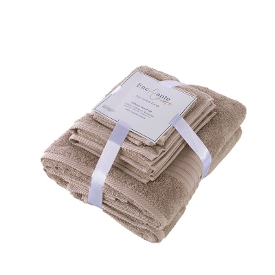 6pc Luna Turkish Bath Towel Set - Enchante Home 3 6pc Luna Turkish Bath Towel Set - Enchante Home