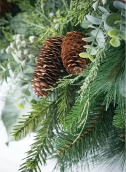 Sullivans Artificial Mixed Pine And Eucalyptus Garland 72"L Green -Home Decor Shop GUEST 07c01ece 64f1 4208 b13f 1245ed1af288