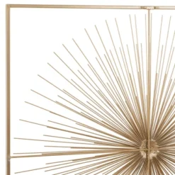 Metal Starburst Handmade Large 3D Wall Decor With Gold Frame Gold - CosmoLiving By Cosmopolitan -Home Decor Shop GUEST 0819e84d 19eb 43be 9c5c 51f70b39e02f