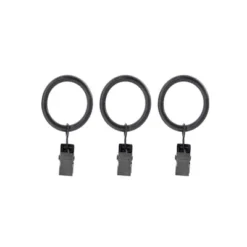Versailles Home Fashions 7pk Steel Clip Window Curtain Rings - Antique Silver -Home Decor Shop GUEST 0902ba45 921e 44af ac87 99d982654c20