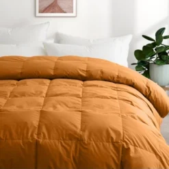 Peace Nest Organic Cotton Down Feather Comforter Duvet Insert, Tan -Home Decor Shop GUEST 099bd528 0b51 4a8c 8648 5c065c86a75c