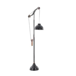 Industrial Floor Lamp Black - Olivia & May -Home Decor Shop GUEST 09f0ab4f 1d4e 4482 a147 31b5b9b23f5c