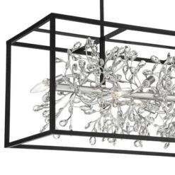 Possini Euro Design Carrine Black Silver Linear Pendant Chandelier 38 1/2" Wide Modern Clear Crystal 8-Light Fixture For Dining Room Kitchen Island 12 Possini Euro Design Carrine Black Silver Linear Pendant Chandelier 38 1/2" Wide Modern Clear Crystal 8-Light Fixture For Dining Room Kitchen Island -Home Decor Shop GUEST 0a480c79 d7c9 45fb 93d7 94bae2d691b6