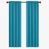 Kate Aurora Semi Sheer Flax Styled Turquoise Rod Pocket Single Window Curtain Panel - 52 In. W X 84 In. L 1 Kate Aurora Semi Sheer Flax Styled Turquoise Rod Pocket Single Window Curtain Panel - 52 In. W X 84 In. L -Home Decor Shop GUEST 0b2a7ae4 995e 4b98 925c 0989d4c1ecd7