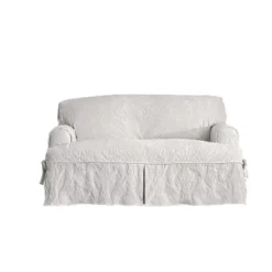 Matelasse Damask Slipcover White - Sure Fit -Home Decor Shop GUEST 0bb562d4 2225 4cb9 aece e19f819cca25
