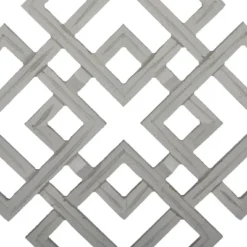 Wood Geometric Carved Wall Decor Gray - Olivia & May -Home Decor Shop GUEST 0c369ed4 5127 4c29 b36b 538f3eddd7ce