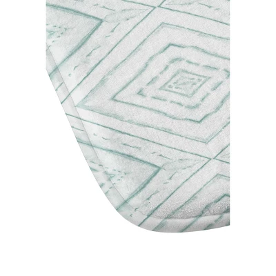 Jacqueline Maldonado Dash Diamond Memory Foam Bath Mat Green - Deny Designs 4 Jacqueline Maldonado Dash Diamond Memory Foam Bath Mat Green - Deny Designs - Image 2