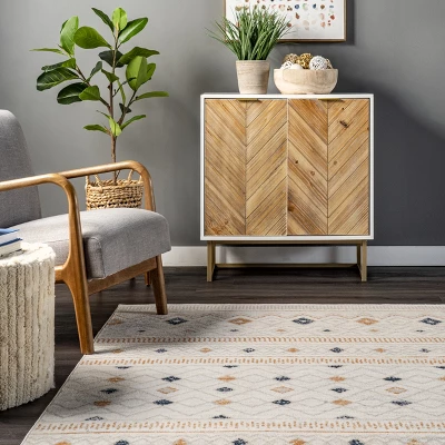 NuLOOM Sevanna Distressed Global Trellis Area Rug 9 NuLOOM Sevanna Distressed Global Trellis Area Rug - Image 7