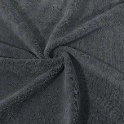 Unique Bargains Men's Bath Wrap Towel For Shower Spa Adjustable Robes With Hair Dry Cap White Gray 2 Pcs 6 Unique Bargains Men's Bath Wrap Towel For Shower Spa Adjustable Robes With Hair Dry Cap White Gray 2 Pcs - Image 4