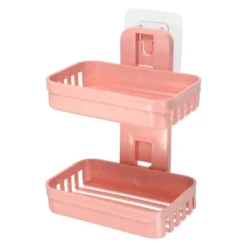 Unique Bargains Plastic Soap Dish Keep Soap Dry Soap Cleaning Storage Drill Free Soap Holder For Home Bathroom Kitchen 1 Pc -Home Decor Shop GUEST 0ed7d62d aab4 4aef b207 7f08a677cb1e