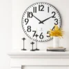 28" Modern Wall Clock White - Threshold™ 2 28" Modern Wall Clock White - Threshold™ -Home Decor Shop GUEST 1084a13a fdb4 425c 924d b9c0388e5b8c