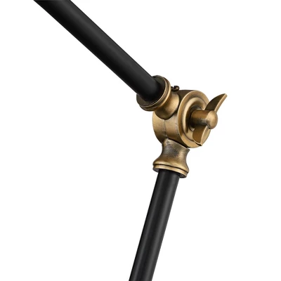 360 Lighting Modern Industrial Desk Table Lamp With USB Charging Port Adjustable 26.75" High Black Antique Brass For Bedroom Bedside Office 5 360 Lighting Modern Industrial Desk Table Lamp With USB Charging Port Adjustable 26.75" High Black Antique Brass For Bedroom Bedside Office - Image 3