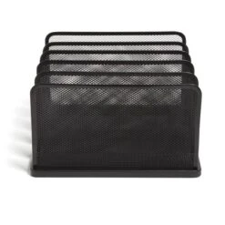 TRU RED 5 Compartment Wire Mesh File Organizer Matte Bk TR57558-CC -Home Decor Shop GUEST 14d9437c 1825 4494 a3a5 c9a1f06f78ee