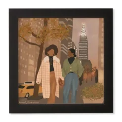 Nawaalillustrations NYC Framed Wall Art Black - Deny Designs -Home Decor Shop GUEST 15bc1344 be31 4cde 8ffa d9477c6e8366