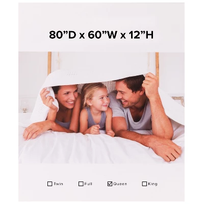 Flash Furniture Capri Comfortable Sleep Premium Fitted 100% Waterproof-Hypoallergenic Vinyl Free Mattress Protector - Breathable Fabric Surface, Queen 8 Flash Furniture Capri Comfortable Sleep Premium Fitted 100% Waterproof-Hypoallergenic Vinyl Free Mattress Protector - Breathable Fabric Surface, Queen - Image 6