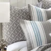 Provincetown Euro Sham - Grey And White - Levtex Home -Home Decor Shop GUEST 178ef42b 83f7 4dad 8d97 0474649a34d2