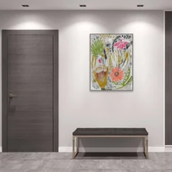 32" X 42" Tropical Blooms I By Maya Woods Framed Canvas Wall Art Print - Amanti Art -Home Decor Shop GUEST 17ca5eb5 8479 46a7 9c2f 8b06a83dc5f6