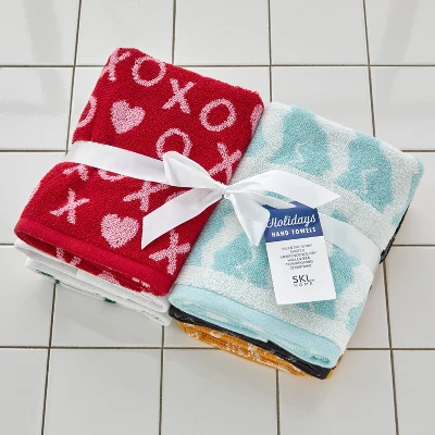 6pc Seasons Jacquard Hand Towel Set - SKL Home 3 6pc Seasons Jacquard Hand Towel Set - SKL Home