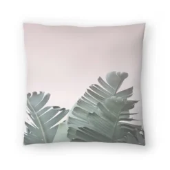 Blush Pink Tropical Leaves By Tanya Shumkina Throw Pillow - Americanflat -Home Decor Shop GUEST 19399d56 7c0d 48dd 9690 ec3a47360f75