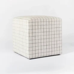 Lynwood Square Upholstered Cube - Threshold™ Designed With Studio McGee -Home Decor Shop GUEST 1afdd8c6 7f38 45c0 a987 618b90e96fa5