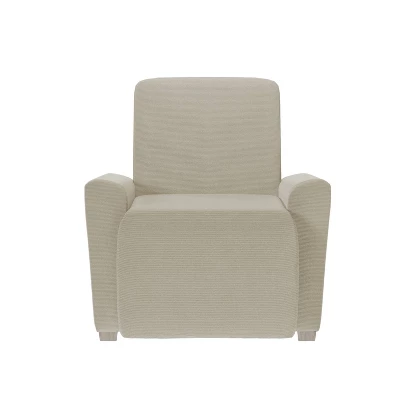 4pc Chenille Stretch Recliner Slipcover - Zenna Home 9 4pc Chenille Stretch Recliner Slipcover - Zenna Home - Image 7