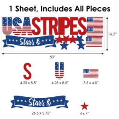 Big Dot Of Happiness Stars & Stripes - Peel And Stick Patriotic Party Decoration - Wall Decals Backdrop -Home Decor Shop GUEST 1c0a4d37 2648 4c5d 9ab3 692a94eaf043