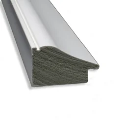 42" X 31" Non-Beveled Vanity White Narrow Bathroom Wall Mirror - Amanti Art