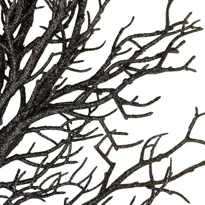 Northlight Black Twig Artificial Halloween Wreath, 24-Inch, Unlit 5 Northlight Black Twig Artificial Halloween Wreath, 24-Inch, Unlit - Image 3