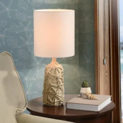 21" Starfish Distressed Mini Table Lamp White - StyleCraft -Home Decor Shop GUEST 1cd46a97 ba15 4b85 bba7 327ab0168a16