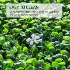 Yaheetech Pack Of 6 Faux Ivy Artificial Boxwood Panels Green -Home Decor Shop GUEST 1eadd030 c3f8 41cb 970a ca0362f4786b