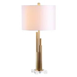 (Set Of 2) 32" Hopper Table Lamp Brass Gold (Includes LED Light Bulb) - Safavieh 7 (Set Of 2) 32" Hopper Table Lamp Brass Gold (Includes LED Light Bulb) - Safavieh -Home Decor Shop GUEST 1f77c6ac 6368 4fbf 9c0e 5f2322f0aad8
