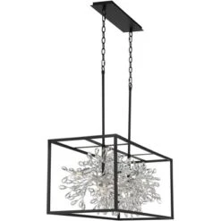 Possini Euro Design Carrine Black Silver Linear Pendant Chandelier 38 1/2" Wide Modern Clear Crystal 8-Light Fixture For Dining Room Kitchen Island 17 Possini Euro Design Carrine Black Silver Linear Pendant Chandelier 38 1/2" Wide Modern Clear Crystal 8-Light Fixture For Dining Room Kitchen Island -Home Decor Shop GUEST 200f9acd 89df 4927 aace 9ef3c09c4af0