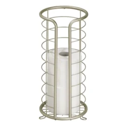 MDesign Metal Free Standing Toilet Paper Stand, Holds 3 Rolls 24 MDesign Metal Free Standing Toilet Paper Stand, Holds 3 Rolls -Home Decor Shop GUEST 208ae64a d017 4e2a a93f 8399623a6421