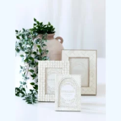 Shiraleah Ivory Ariston Vaulted 4x6 Ivory Picture Frame -Home Decor Shop GUEST 20a4d8b6 b713 4a49 86b7 84f682dec9e8