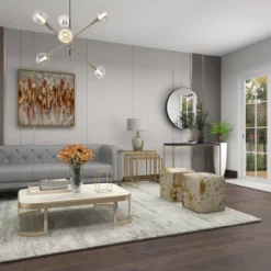 Glam Glass Table Lamp With Faux Mercury Glass Finish Silver - Olivia & May -Home Decor Shop GUEST 22907abd 56c0 46a6 9b12 c3090389d5f9