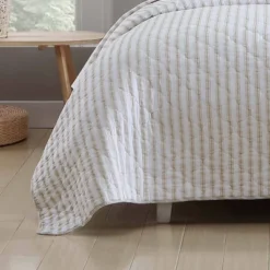 Willow Way Ticking Stripe Quilt & Sham Set - Stone Cottage -Home Decor Shop GUEST 22bc616b 75f2 45be aa49 80a13a52c678