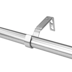 Crystal Knob Drapery Rod Set Brushed Nickel - Lumi Home Furnishings -Home Decor Shop GUEST 23ca90b6 d313 4d59 9758 38aa21ab8485