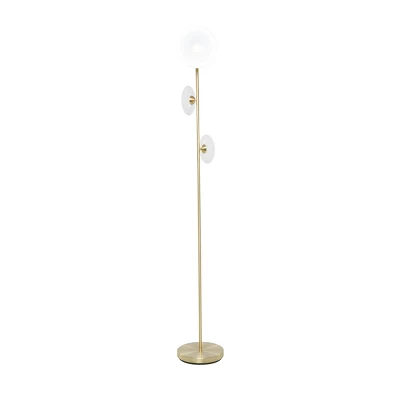Modern Metal Floor Lamp Gold - Olivia & May 7 Modern Metal Floor Lamp Gold - Olivia & May - Image 5