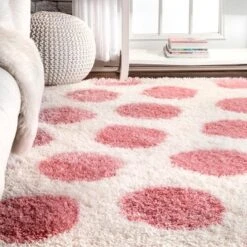 NuLOOM Alexa Polka Dot Shag Area Rug -Home Decor Shop GUEST 2923f5b1 7d25 4635 92c3 75eab6203fae
