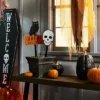 Falloween Large Black Sheltered Porch Pumpkin Halloween Decorative Sculpture - Hyde & EEK! Boutique™ -Home Decor Shop GUEST 293131e5 a242 42cc 805a 19f7304167ca
