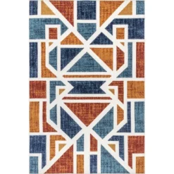 NuLOOM Alexia Contemporary Geometric Indoor/Outdoor Patio Area Rug -Home Decor Shop GUEST 29a797fa 9286 4ce4 a449 b6d17f8461ee