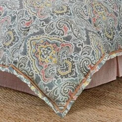 4pc Queen Artisanal Reversible Comforter Set Mineral - Waverly -Home Decor Shop GUEST 2bcd3bd7 f08f 44fb 8647 59194f33b9c8