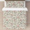 3pc Queen Vintage Floral Bedding Set Pink/Green - Sweet Jojo Designs